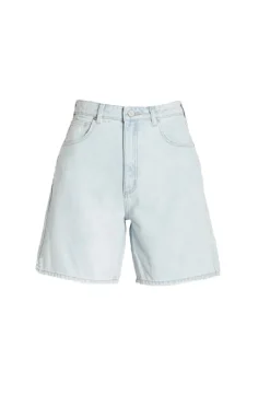 Dames short blauw