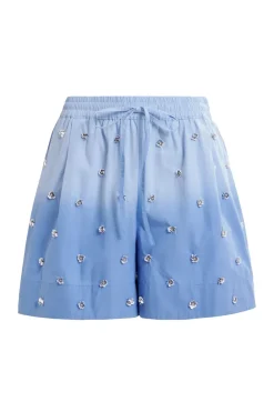 Dames short blauw