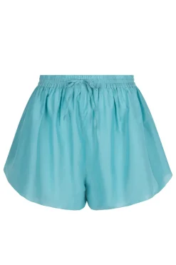 Dames short blauw