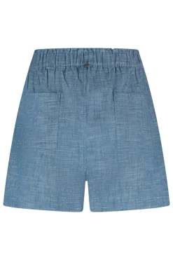 Dames short blauw