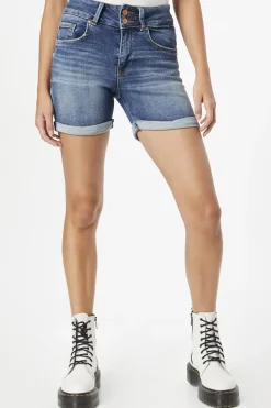 Dames short blauw