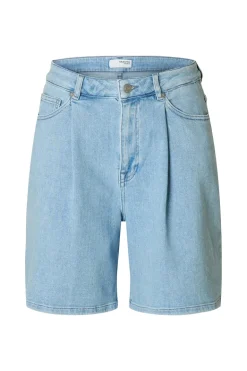 Dames short blauw