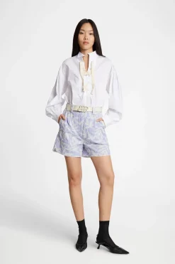 Dames short blauw