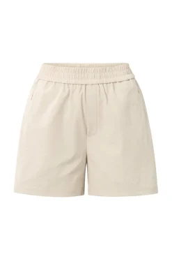 Dames short bruin