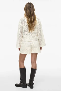 Dames short bruin