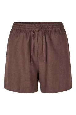 Dames short bruin