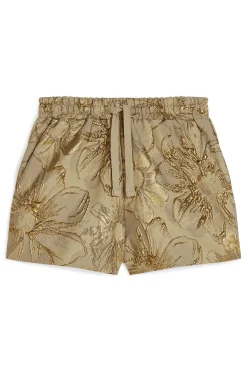 Dames short goud