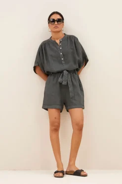Dames short grijs
