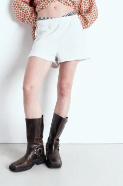 Dames short grijs
