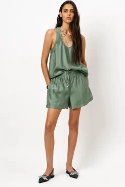 Dames short groen