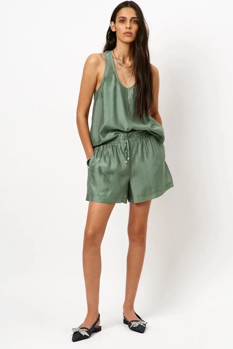 Dames short groen