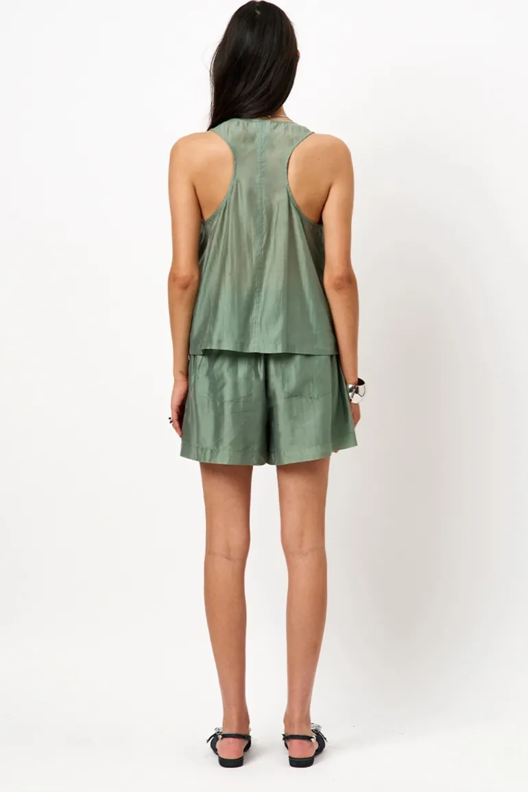 Dames short groen