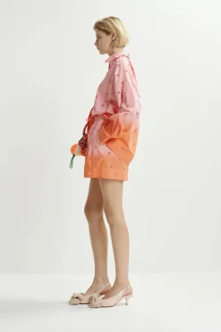 Dames short oranje