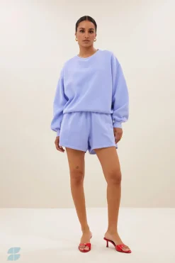 Dames short paars