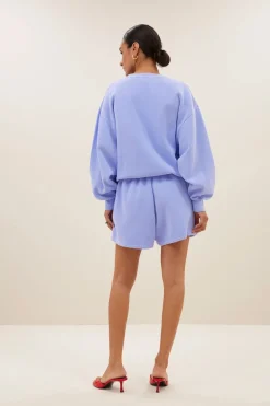Dames short paars