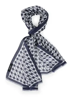 Dames sjaal blauw
