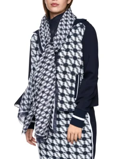 Dames sjaal blauw