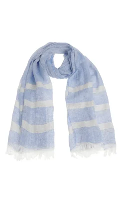 Dames sjaal blauw