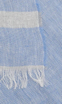 Dames sjaal blauw