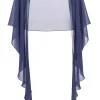 Dames sjaal blauw