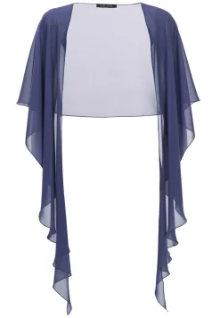 Dames sjaal blauw