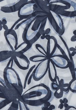 Dames sjaal blauw
