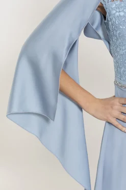 Dames sjaal blauw