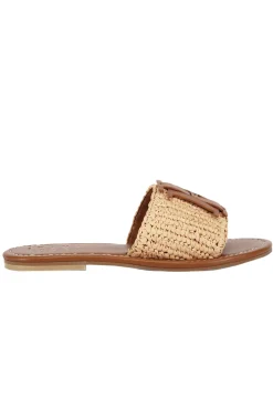 Dames slippers bruin