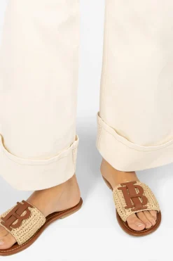 Dames slippers bruin