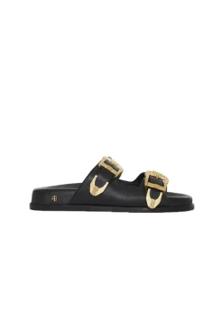 Dames slippers zwart
