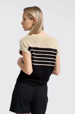 Dames sweater bruin