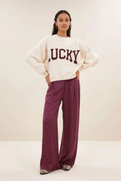 Dames sweater bruin