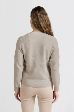 Dames sweater bruin