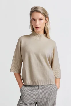 Dames sweater bruin