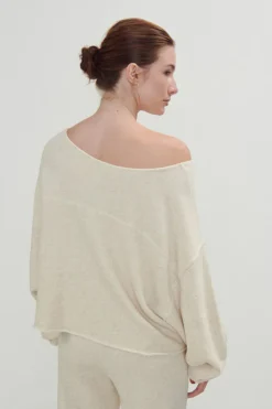 Dames sweater ecru