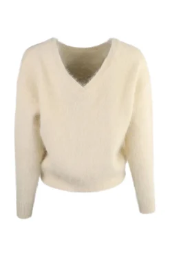 Dames sweater ecru