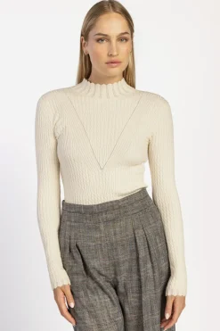 Dames sweater ecru