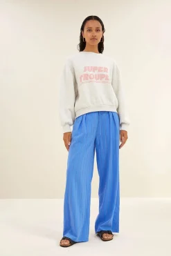Dames sweater grijs