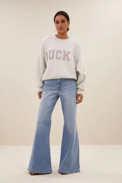 Dames sweater grijs