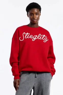 Dames sweater rood