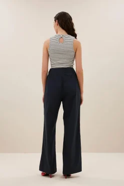 Dames top blauw