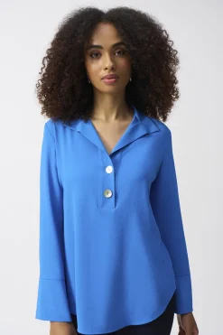 Dames top blauw