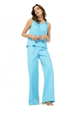 Dames top blauw