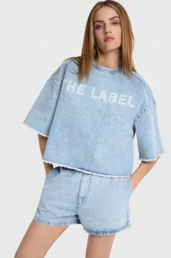 Dames top blauw