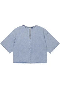 Dames top blauw
