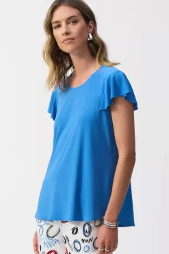 Dames top blauw