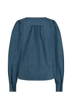 Dames top blauw