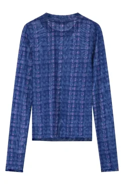 Dames top blauw