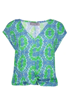 Dames top blauw