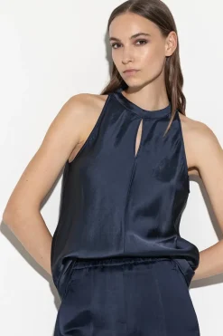 Dames top blauw